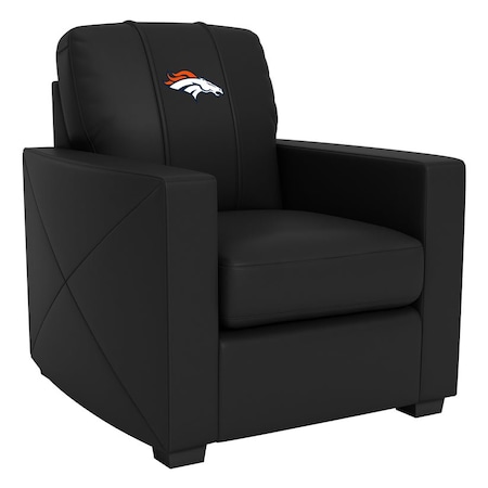 Dreamseat Silver Club Chair with Denver Broncos Primary Logo XZ7759002CHCDBK-PSNFL20045